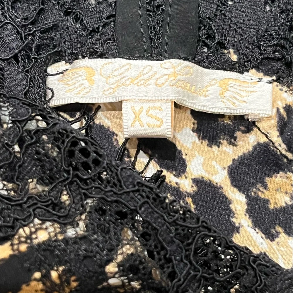 Gold Hawk leopard/ lace tank - XS - Picture 4 of 5